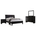 Briana 4-piece Eastern King Bedroom Set Black