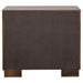 Jessica 2-drawer Nightstand Cappuccino