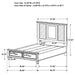 Franco 4-piece Queen Bedroom Set Burnished Oak
