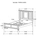 Franco 4-piece Eastern King Bedroom Set Burnished Oak
