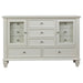 Sandy Beach 4-piece Eastern King Bedroom Set Cream White