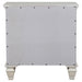 Sandy Beach 3-drawer Nightstand Cream White