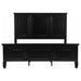 Sandy Beach 4-piece Eastern King Bedroom Set Black