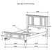 Sandy Beach 5-piece Queen Bedroom Set Black