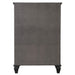 Sandy Beach 5-drawer Bedroom Chest Black
