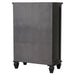 Sandy Beach 5-drawer Bedroom Chest Black
