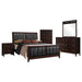 Carlton 5-piece Eastern King Bedroom Set Cappuccino
