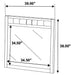 Carlton 5-piece California King Bedroom Set Cappuccino
