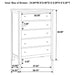 Carlton 5-piece California King Bedroom Set Cappuccino