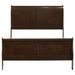 Louis Philippe Wood Full Sleigh Bed Cappuccino