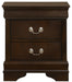 Louis Philippe 5-piece Eastern King Bedroom Set Cappuccino