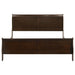 Louis Philippe Wood Eastern King Sleigh Bed Cappuccino