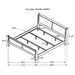 Louis Philippe Wood Eastern King Sleigh Bed Cappuccino