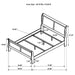 Louis Philippe 5-piece Full Bedroom Set White