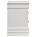 Louis Philippe 2-drawer Nightstand Bedside Table White
