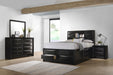 Briana 4-piece Eastern King Bedroom Set Black