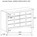Briana 4-piece Eastern King Bedroom Set Black