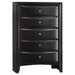 Briana 5-piece Eastern King Bedroom Set Black