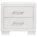 Jessica 4-piece Eastern King LED Bedroom Set Snow White
