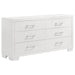 Jessica 5-piece Eastern King LED Bedroom Set Snow White