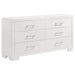 Jessica 5-piece Eastern King LED Bedroom Set Snow White