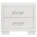 Jessica 4-piece Queen LED Bedroom Set Snow White