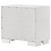 Jessica 2-drawer Nightstand Snow White