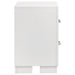 Jessica 2-drawer Nightstand Snow White