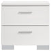 Felicity 4-piece Eastern King Bedroom Set White High Gloss