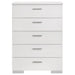 Felicity 5-piece California King Bedroom Set White Gloss