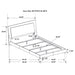 Felicity 5-piece Queen Bedroom Set White High Gloss