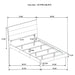 Felicity Wood Eastern King Panel Bed White High Gloss