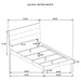 Felicity Wood Queen Panel Bed White High Gloss