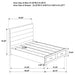 Felicity 5-piece Queen Platform Bedroom Set White