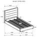 Felicity 5-piece Eastern King Bedroom Set White High Gloss