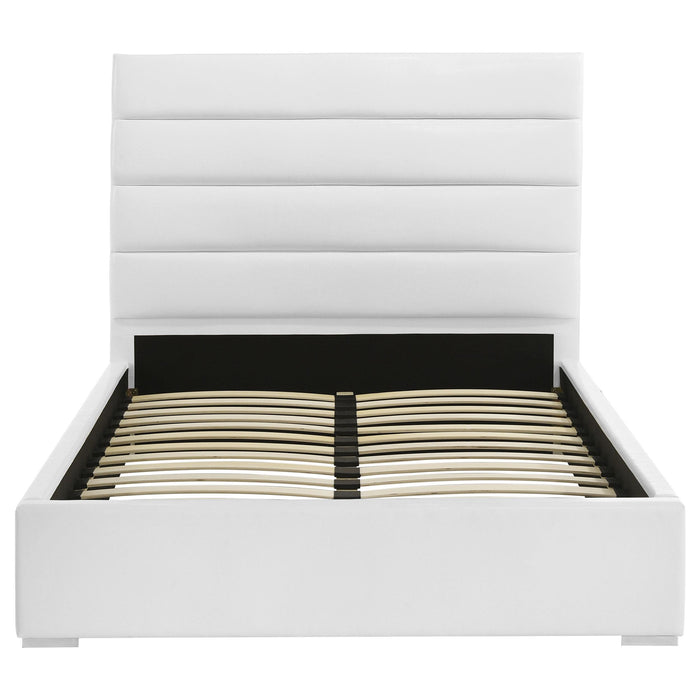 Felicity 53-inch Upholstered Twin Platform Bed White