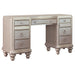 Bling Game 9-drawer Vanity Table Metallic Platinum