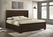 Kauffman Wood Eastern King Storage Panel Bed Dark Cocoa