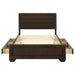 Kauffman Wood Queen Storage Panel Bed Dark Cocoa