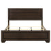 Kauffman Wood Eastern King Panel Bed Dark Cocoa
