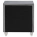 Deanna Upholstered 2-drawer Nightstand Grey