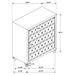 Deanna 5-drawer Bedroom Chest Grey