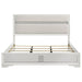 Miranda 54-inch Upholstered Eastern King Panel Bed White