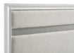 Miranda 54-inch Upholstered Eastern King Panel Bed White