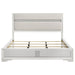 Miranda 54-inch Upholstered California King Panel Bed White