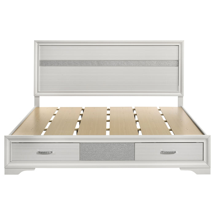 Miranda Panel Platform Storage Bed