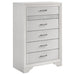 Miranda 5-piece California King Bedroom Set White