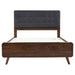 Robyn Wood Full Platform Bed Dark Walnut