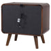 Robyn 2-drawer Nightstand Bedside Table Dark Walnut
