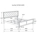 Beaumont Wood Eastern King Panel Bed Champagne